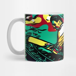 World Cup Cricket Batsman Passion P10 Mug